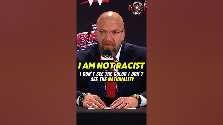 Triple H breaks his Silence on the RACISM in WWE. #wwe #wrestling #tripleh