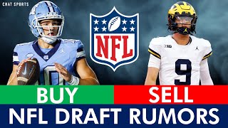 Buying \& Selling Top 5 NFL Draft Rumors Ft. JJ McCarthy, Drake Maye, Trades \& More