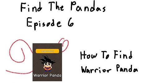 How to Find Warrior Panda in Find The Pandas