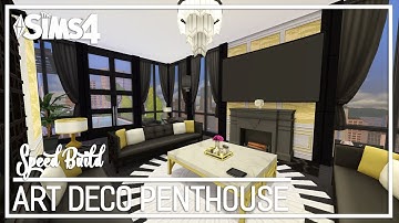 The Sims 4 Speed Build - Art Deco Penthouse