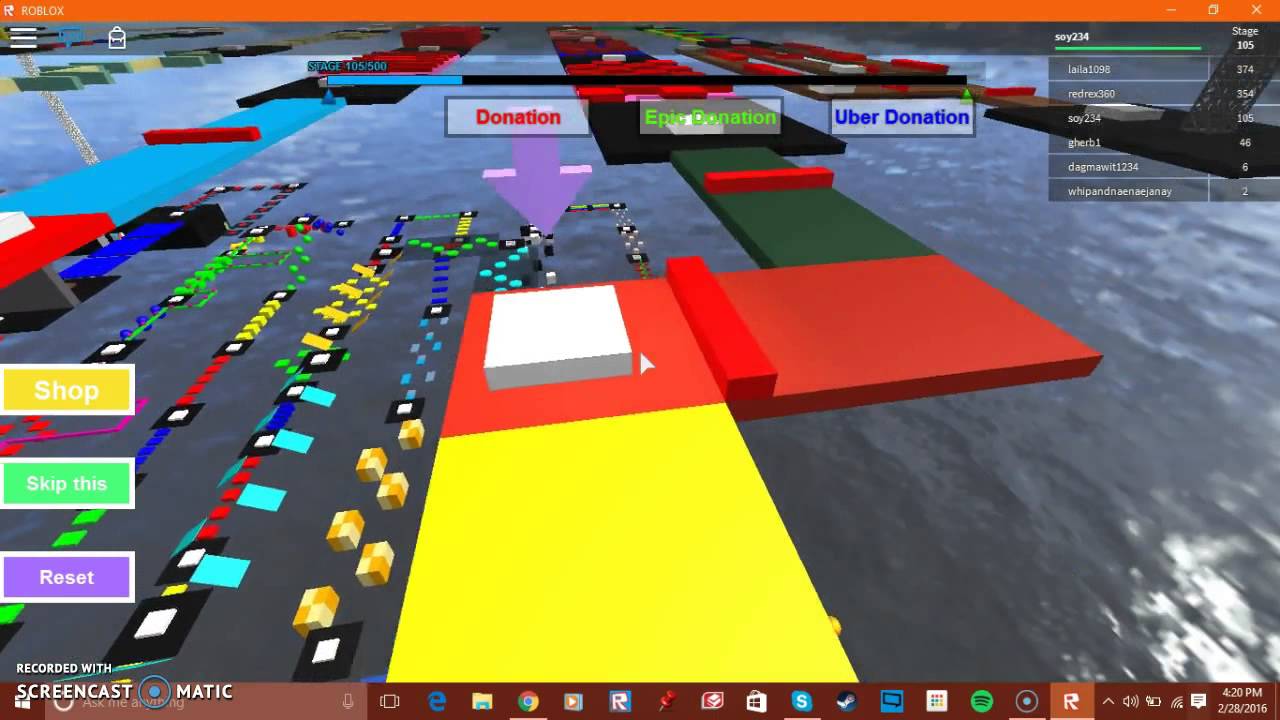 Roblox Soy234 Mega Fun Obby W Nukeyocity In Background Easy Levels W Intro And Outro Youtube - roblox obby background