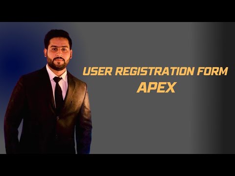 How to Make User Registration Form with Profile Picture in Apex | Lecture 22