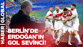 Berlin'de Erdoğan'ın Gol Sevinci! Almanya'da Büyük Coşku - YouTube