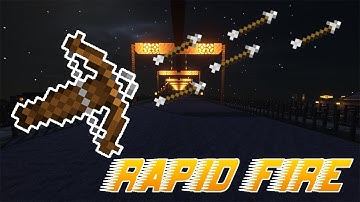 How to make a rapid fire crossbow in Minecraft  1.18.1