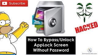 How To Hack Applock || How To Bypass Applock || Entertainment Education screenshot 3