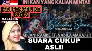 KAGUM SEKALI! SEBERKAS SINAR - NIKE ARDILLA (COVER) BY ADLANI RAMBE FT. NABILA MAHARANI | REACTION