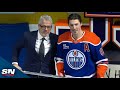 Ryan Nugent-Hopkins Receives Silver Stick To Commemorate 1,000 Games With Oilers
