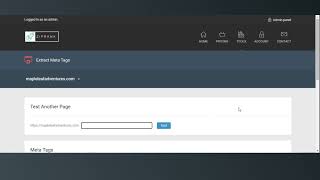 How to extract meta tags from your websites