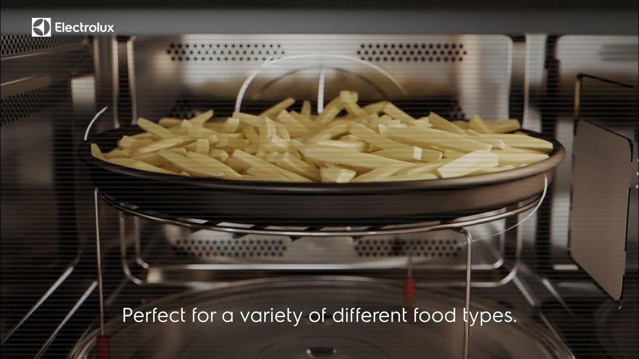 AirFry for crispy, healthier food with Electrolux microwave ovens - YouTube