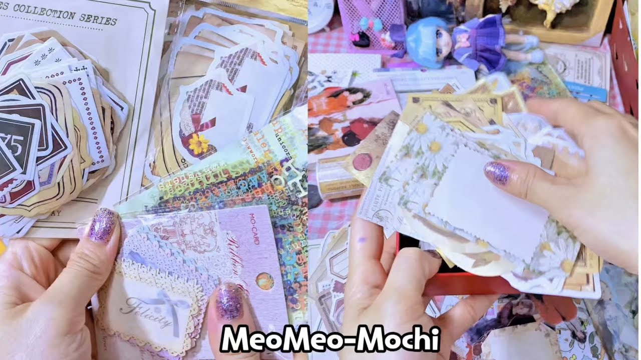 [💙PAPER DIY🎀] Unboxing New Stickers for Journaling & Scrapbooking