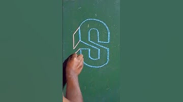 How to draw 3D S letter easy drawing #art #artist #drawing #sketch #music #viral #video #trending