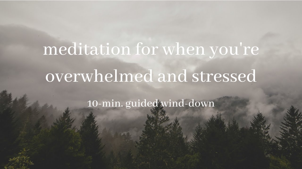 10min meditation for when you're overwhelmed and stressed