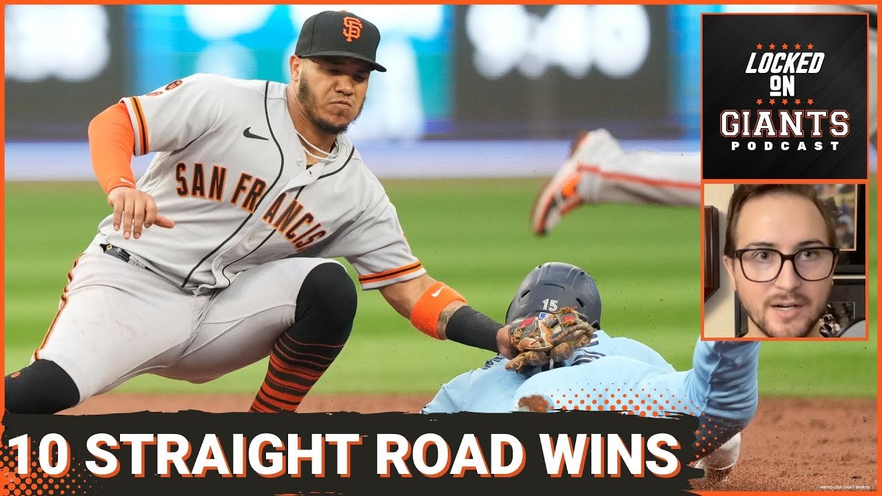 SF Giants win 10th straight road game, a feat they hadnt accomplished since 1952