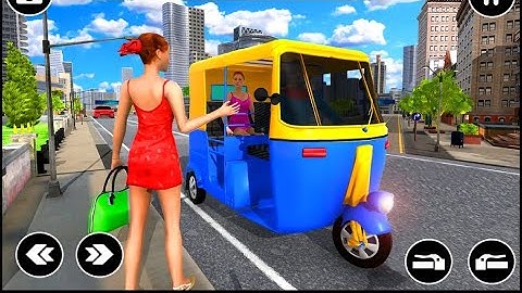 Tuk Tuk Rickshaw Driving Simulator - Realistic Tuk Tuk City Driving - Android Gameplay