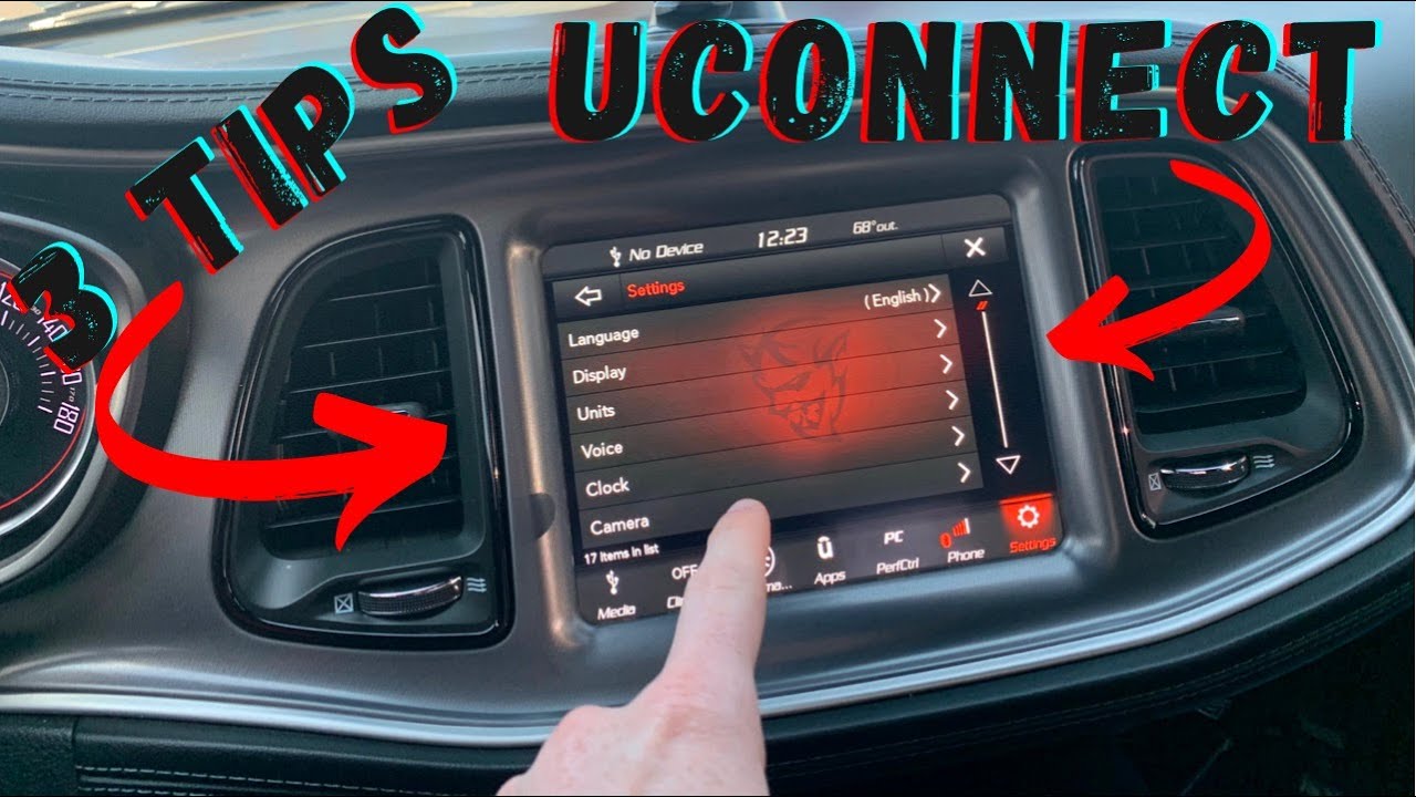 3 UCONNECT Tips & Tricks For Your Dodge Challenger Or Charger Scatpack