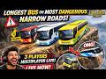 Triple Bus Convoy on Dangerous Roads ⚠️ ETS2 Multiplayer Live | Funny Moments 😂