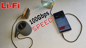 Li-Fi project | How to transmit data with light | Best School science project