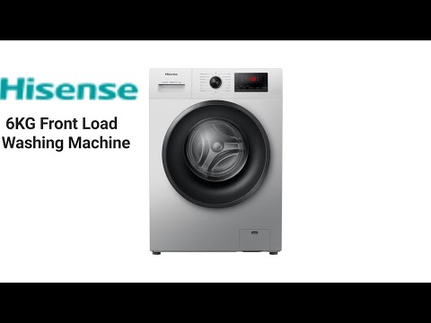 Hisense 6KG Front Load Washing Machine HISWM6010MS-WFVB - YouTube