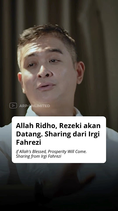 Irgi Fahrezi pernah stress karena bisnis hanya ngejar duniawi #Taqwabasedbusiness #Irgifahrezi
