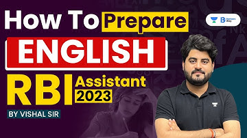 How To Prepare English for RBI Assistant 2023 | Vishal Parihar