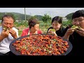 초벌 삼겹살에 단짠단짠 양념으로 볶은 돼코바! 숯불양념삼겹살! (Charcoal Grilled Marinated Samgyeopsal) 먹방 - Mukbang eating show