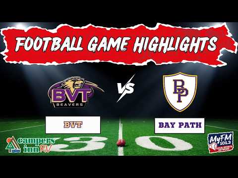 BVT vs. Bay Path Game Highlights (High School Football)