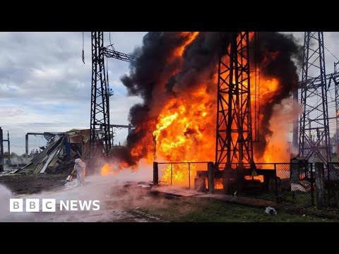 ‘Massive’ Russian strikes hit Ukraine energy grid – BBC News