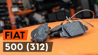 Low-Metallic Bremsbeläge beim FIAT 500 (312) montieren: kostenlose Video