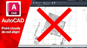This is why you should NOT align your point cloud in AutoCAD!