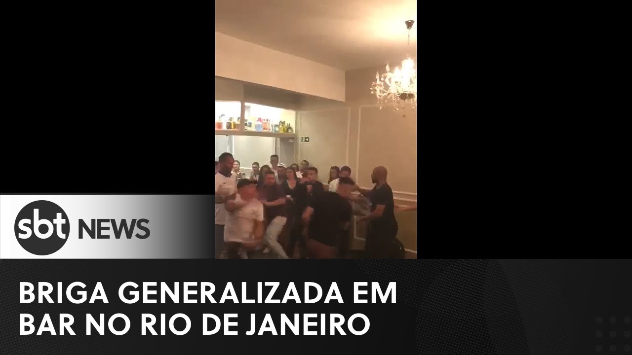 Briga generalizada interrompe evento em bar de Volta Redonda (RJ)