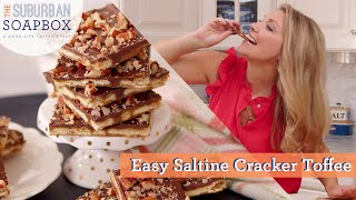 Saltine Cracker Toffee Recipe (Christmas Crack)