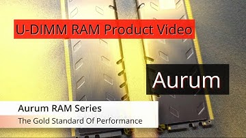 Aurum U-DIMM RAM by Exceleram - The  Gold Standard of RAM – DDR4 & DDR5 Available - Made in Taiwan!