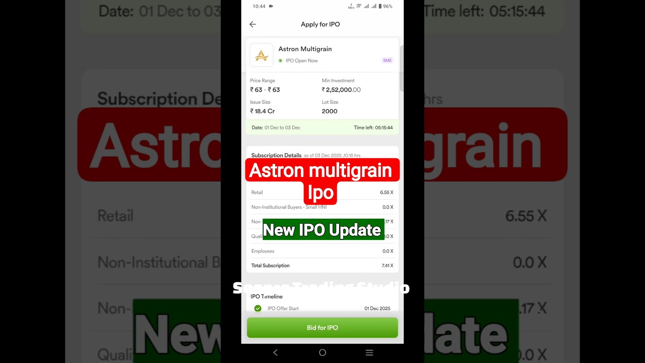 Astron multigrain ipo review