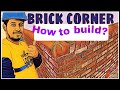 How to build a brick corner.