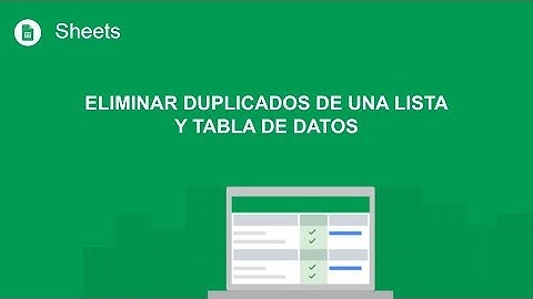[Google Sheets] Eliminar duplicados de una lista y tabla de datos