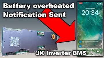 JK BMS sends alarm notifications to your phone