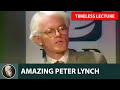 Amazing peter lynch lecture 1997  upscaled captioned improved