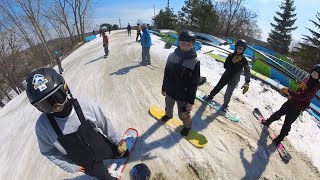 Calm laps and conversations with the Buck Homies!