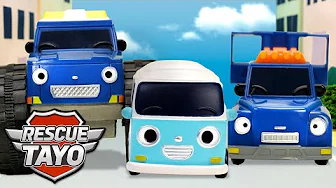 Blue Rescue Team! Please Look After Baby Bong Bong | Rescue Tayo Story | Tayo Rescue Team