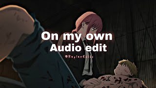 On my own - Darci [Edit audio]🔥