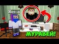 ЖЕКА ГИГАНТ НЕ НАШЕЛ ИГОРЯ МУРАВЬЯ В МАЙНКРАФТ | ПРЯТКИ С МУРАВЬЯМИ В MINECRAFT