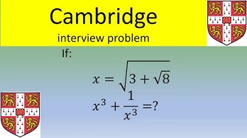 Cambridge interview: a not so easy question...Can you do it?