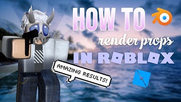 How to render your character with props in Roblox! *AMAZING RESULTS*