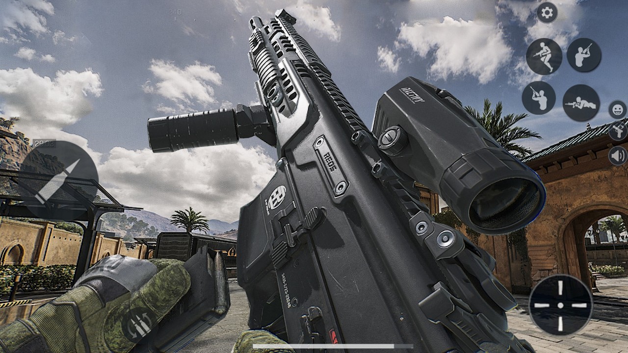 TRYING THE NEW WEAPON MCX LT DELTA FORCE MOBILE GAMEPLAY