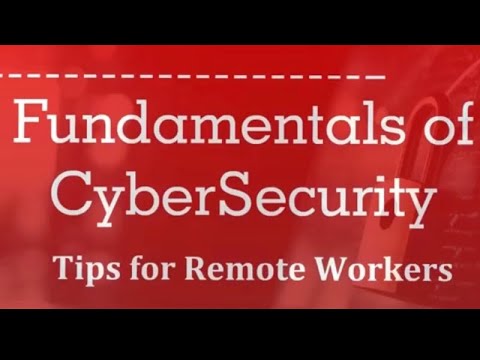 Cybersecurity Tips for Remote Workers - YouTube