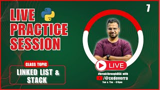 Linked List, Stack and Queue | Live DSA Practice Leetcode Session | #breakthroughDSA