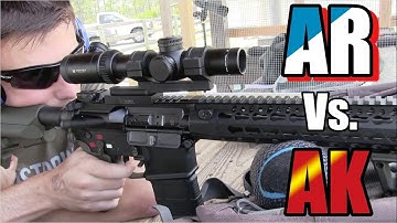 Real Steel Shooting | AR-15 VS. AK-47