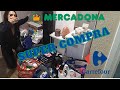 SUPER COMPRA MENSUAL🛒//💸 ¡¡GASTAMOS MÁS DE 400 € 💸ENTRE CARREFOUR Y MERCADONA!!//😲😲