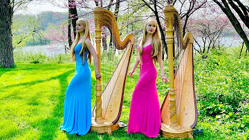 Morning Mood (Grieg) - Harp Twins, Camille and Kennerly