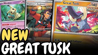 New Great Tusk Mill Deck Profile and Gameplay | Pokemon TCG Post Rotation Temporal Forces